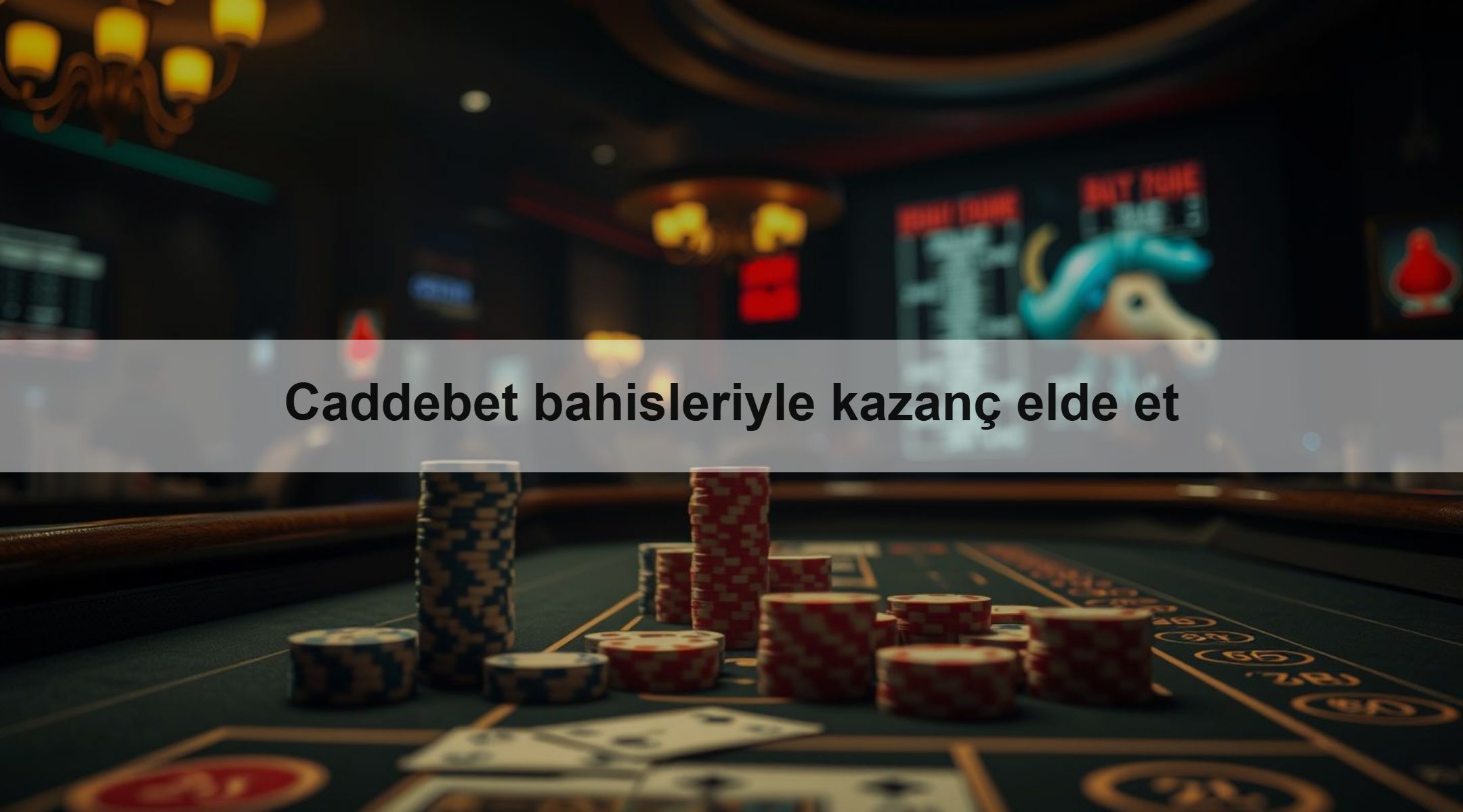 Caddebet bahisleriyle kazanç elde et 1 Caddebet bahisleriyle kazanç elde et